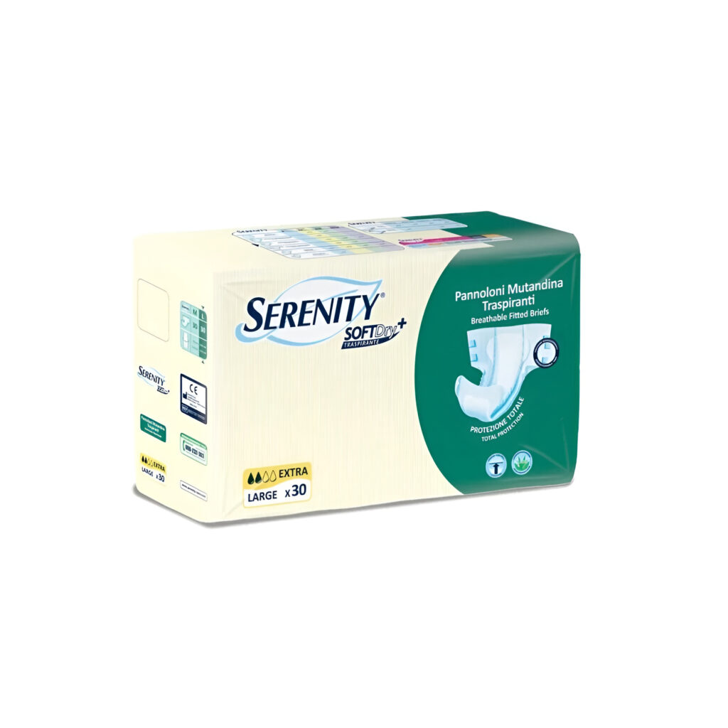 Serenity SoftDry Pannolone Slip con Adesivi Super