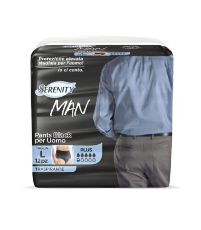 Serenity Pants Black Man plus 12 pezzi