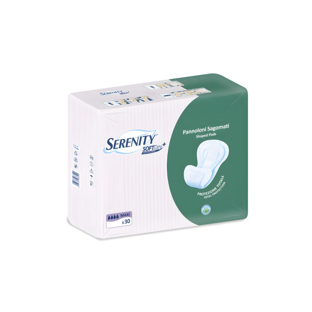 Serenity Sagomato Aloe Maxi 30 pezzi