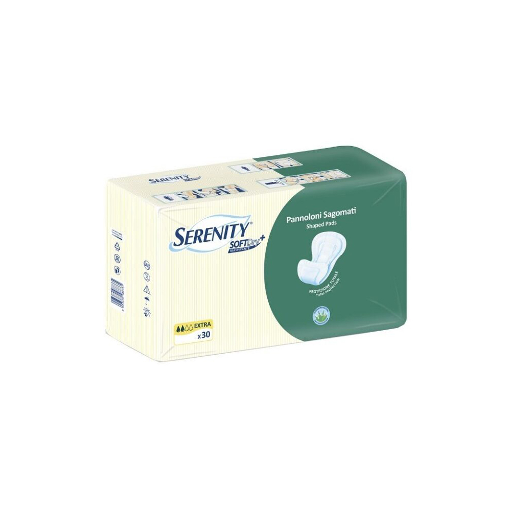 Serenity softdry aloe plus 30 pezzi