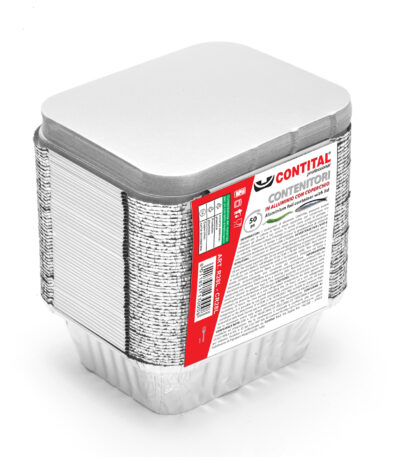 CONTITAL Contenitori in Alluminio R28L con coperchio