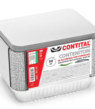 CONTITAL R29L Vaschette Alluminio con Coperchio