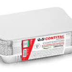 CONTITAL R2L Vaschette Alluminio con Coperchio