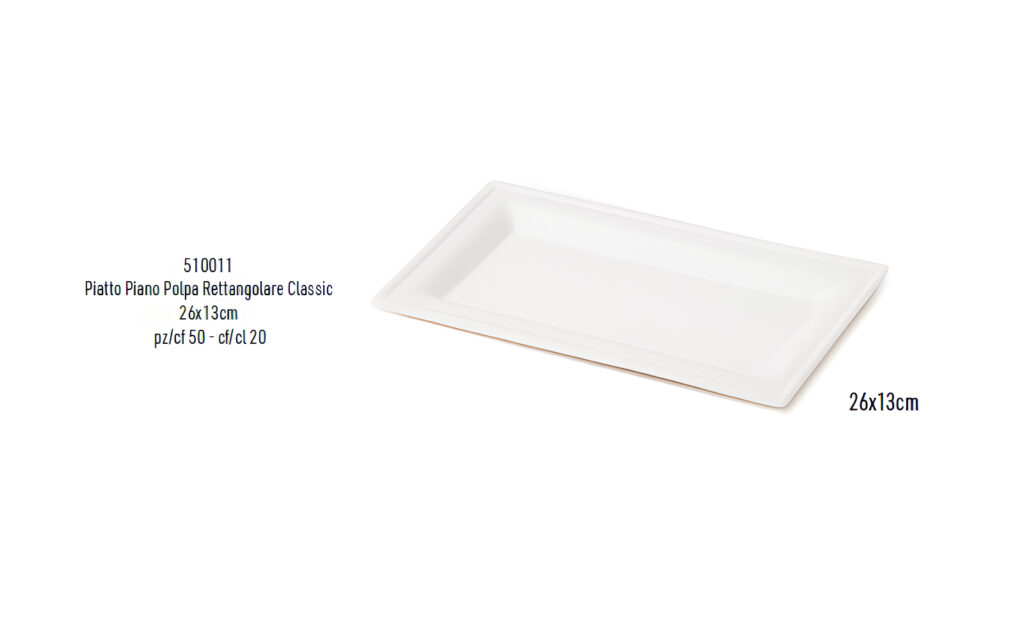 Brenta Piatto Rettangolare 26x13