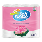 La Carta Igienica Soft Flower 24 rotoli 3 veli