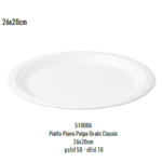 Il Piatto Brenta Ovale 26x20 cm confezione da 50 pezzi