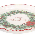 Piatto ceramica Merry Christmas