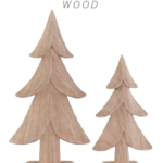 ALBERI IN LEGNO SET DI 2